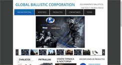 Desktop Screenshot of globalballistictech.com